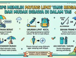 Tips Memilih Payung Lipat Yang Ringan Dan Mudah Dibawa Di Dalam Tas