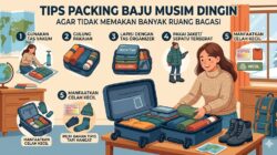 Tips Packing Baju Musim Dingin Agar Tidak Memakan Banyak Ruang Bagasi