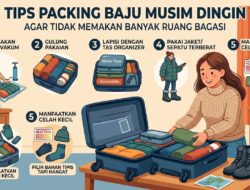 Tips Packing Baju Musim Dingin Agar Tidak Memakan Banyak Ruang Bagasi