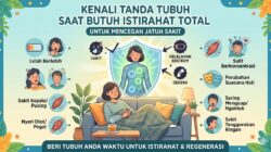 Pentingnya Mengenali Tanda Tubuh Saat Butuh Istirahat Total Agar Tidak Jatuh Sakit