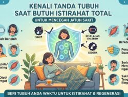 Pentingnya Mengenali Tanda Tubuh Saat Butuh Istirahat Total Agar Tidak Jatuh Sakit